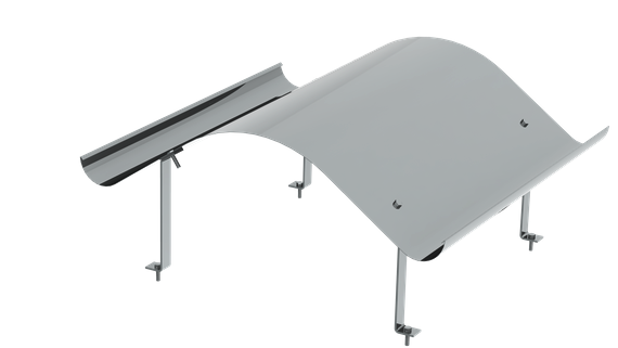 Napoleonaube, Regenhaube für den Kamin