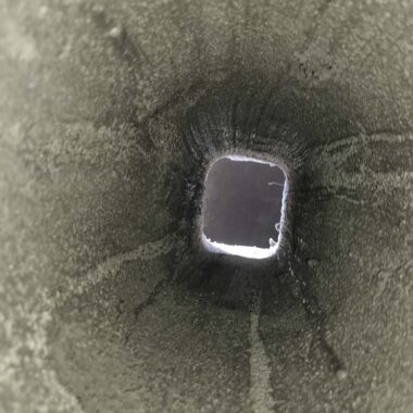 Kamin nach dem schleifen